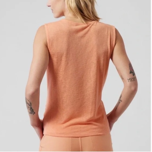 Athleta Orange Breezy Wrap Tank Camisole Top‎ XL - Picture 2 of 8